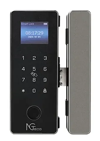 ZKTeco SL04-GL40WN Умный замок с поддержкой Wi-Fi для стеклянных дверей