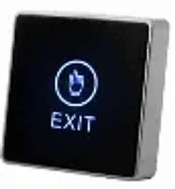 Кнопка EXIT Скрытый сенсорный (черный)-C286