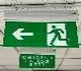 ВЫХОД-EXIT Стеклянный