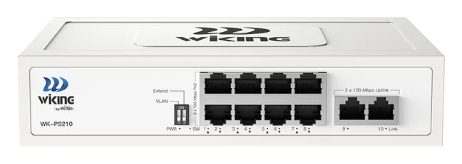 Wi-Tek WK-PS210 Poe 8+2 MB