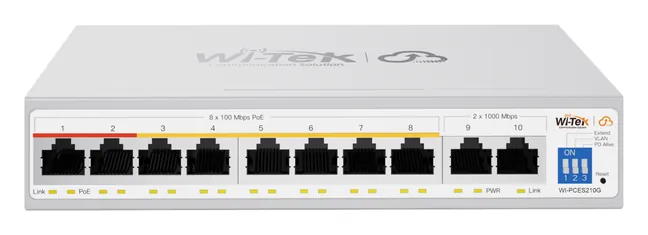 Wi-Tek WI-PCES210G Cloud Poe 8 MB +2 GB