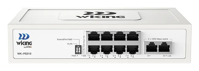 Wi-Tek WK-PS310 Poe 8+2 Gb